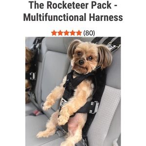 Patented dog harness. For dogs 25 lbs & smaller.